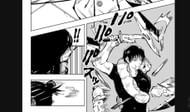 Toji fighting against Kuchisake Onna (Image via Shueisha/Gege Akutami)